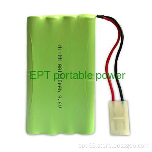 NI-MH AA 1200mAh 9.6V rechargeable Battery pack for emergency light
